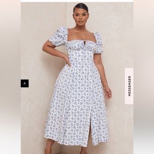 House of CB Blue Floral Dress